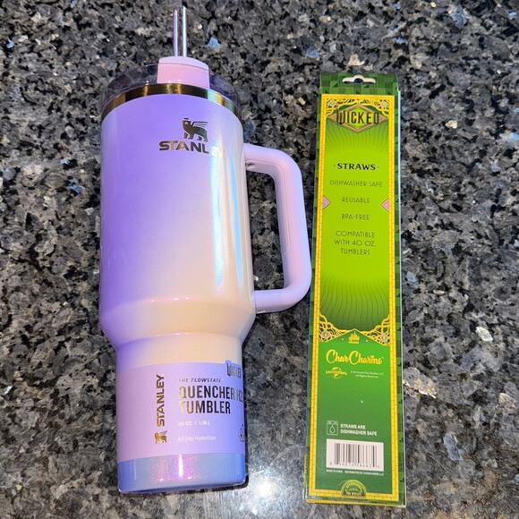 Stanley 1913 Wicked for Good x Target Glinda 40oz Quencher Tumbler & Straw Set - Picture 6 of 6